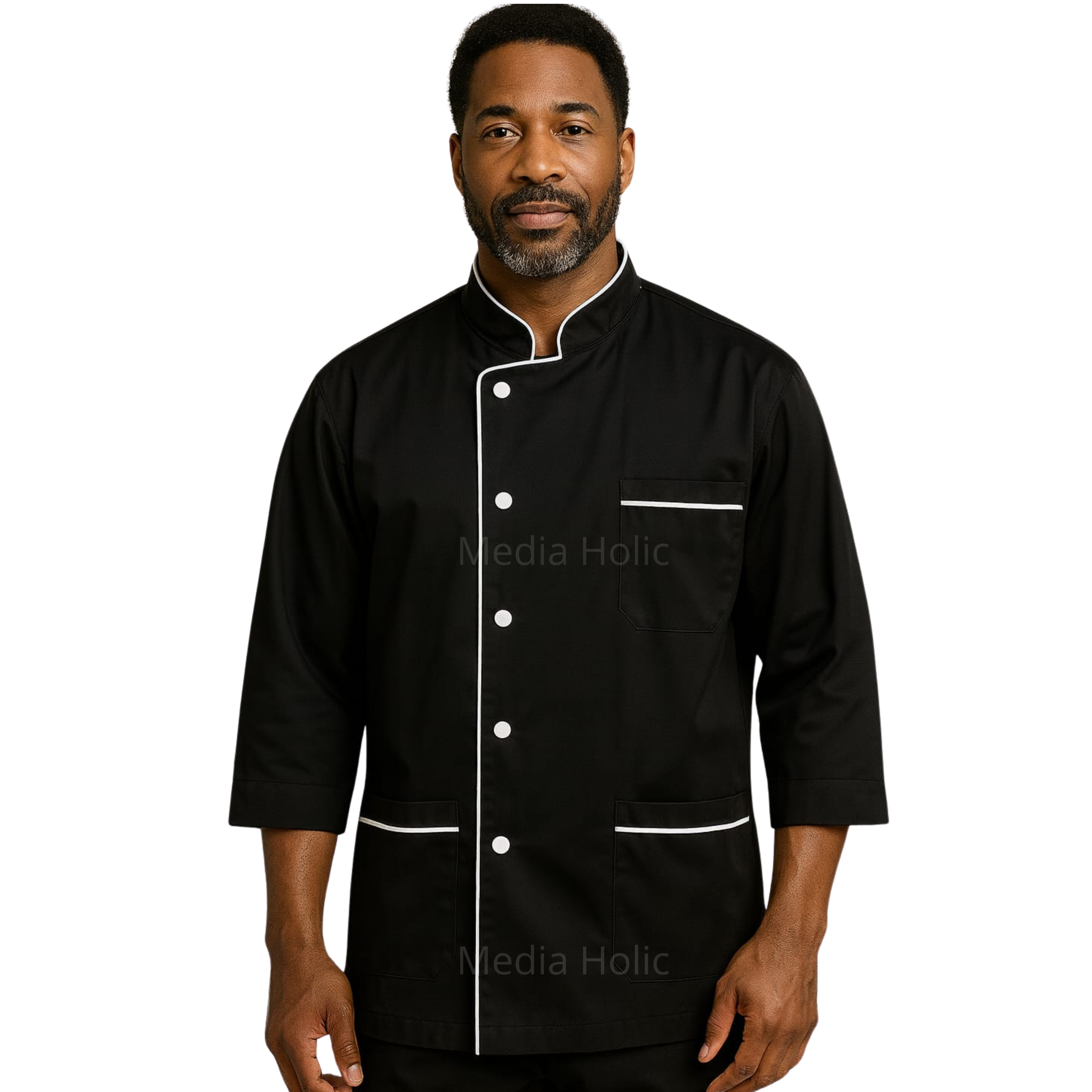 Veste de Cuisine Professionnelle – Noir